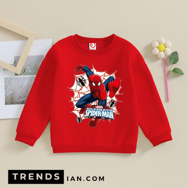 spaider man Sweatshirt Kids Boys & Girls